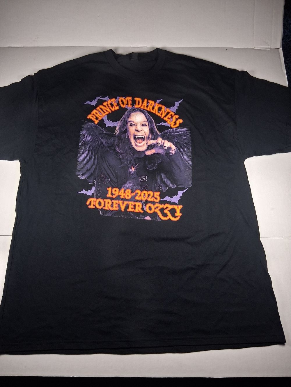 Ozzy Osbourne Prince Of Darkness 1948-2025 Forever Ozzy Shirt 2XL New